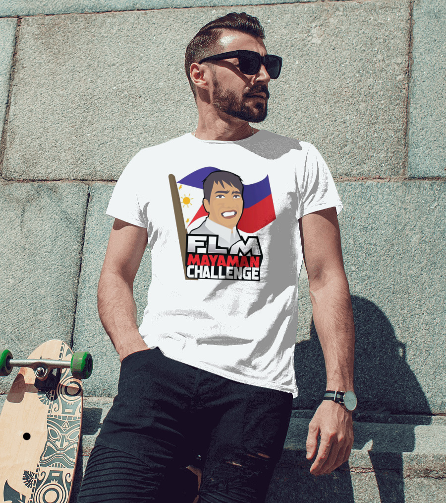 FLM Mayaman Challenge With Philippine Flag T-Shirt