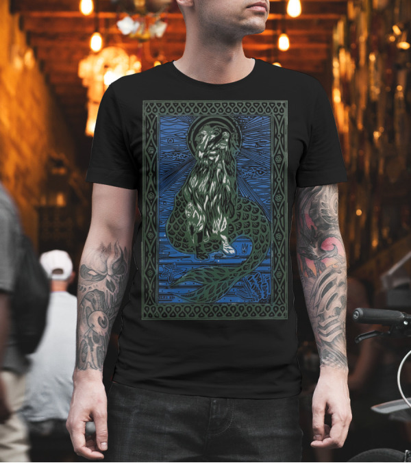 Australian Shepherd MerDog Mystical Ocean Creature T-Shirt Australian Shepherd MerDog Mystical Ocean Creature T-Shirt