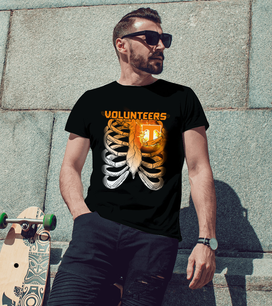Volunteers Tennessee T Logo Ribcage T-Shirt