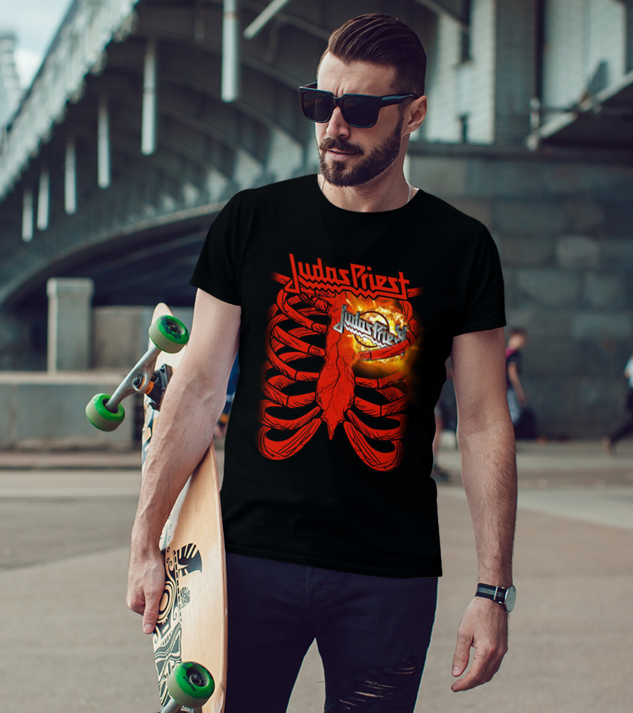 Judas Priest Ribcage Explosive T-Shirt
