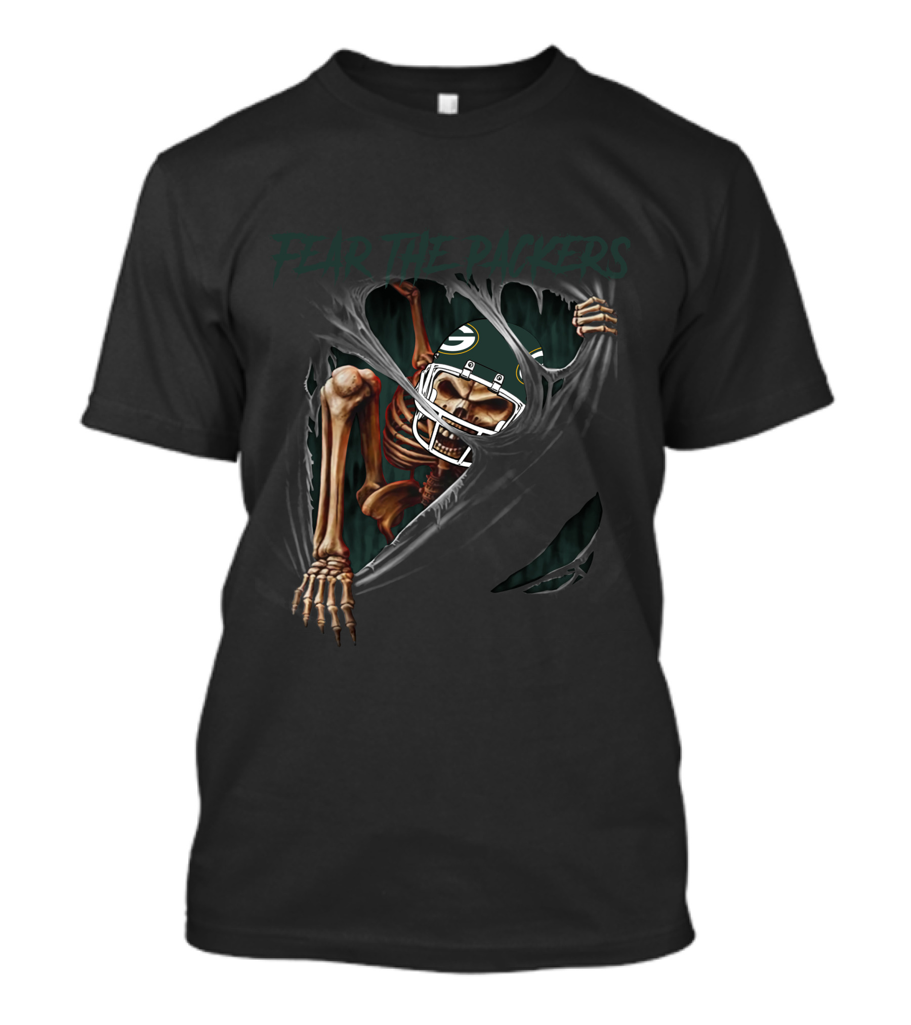 Fear The Packers Green Bay Packers 515NFL L1MTH T-Shirt