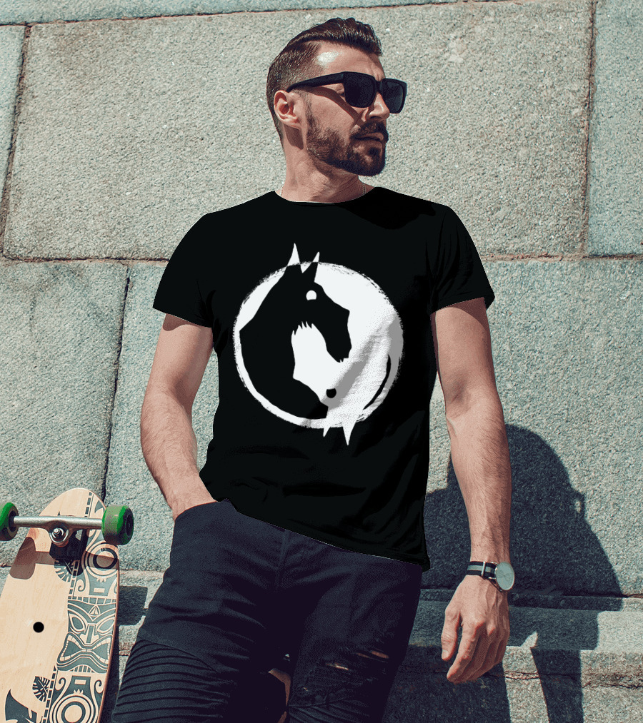 Yin Yang Dog Scottish Terrier T-Shirt
