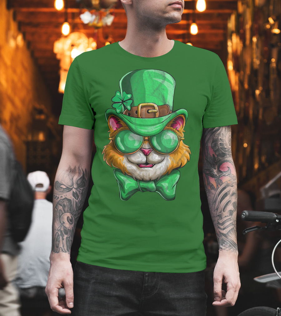 Lepurrchaun Cat St. Patrick's Day Paddy Leprechaun T-Shirt