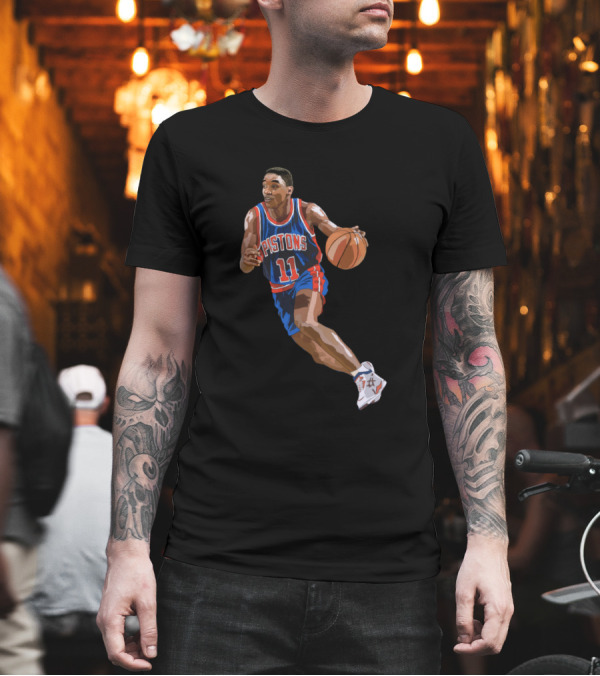 Bad Boy Drive Pistons 11 Basketball Player T-Shirt Bad Boy Drive Pistons 11 Basketball Player T-Shirt
