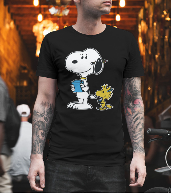 Funny Snoopy and Woodstock Reading Adventure T-Shirt Funny Snoopy and Woodstock Reading Adventure T-Shirt