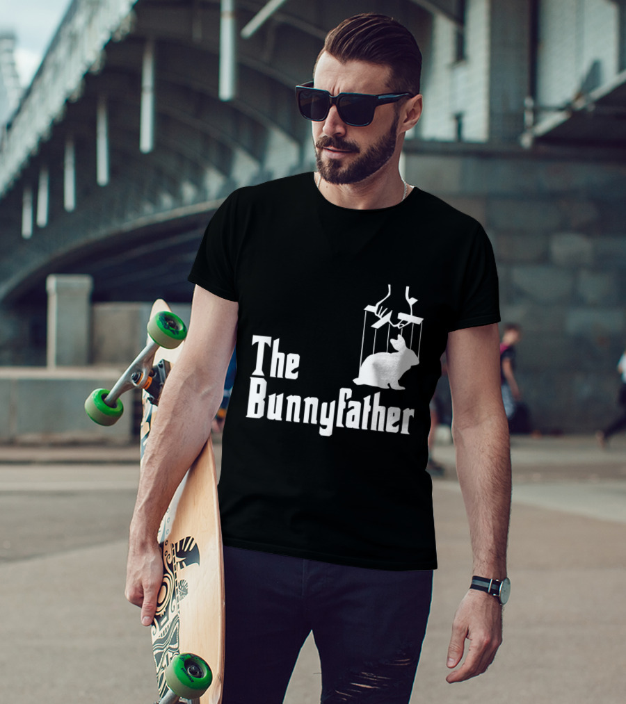 The Bunnyfather Funny Mens Rabbit T-Shirt