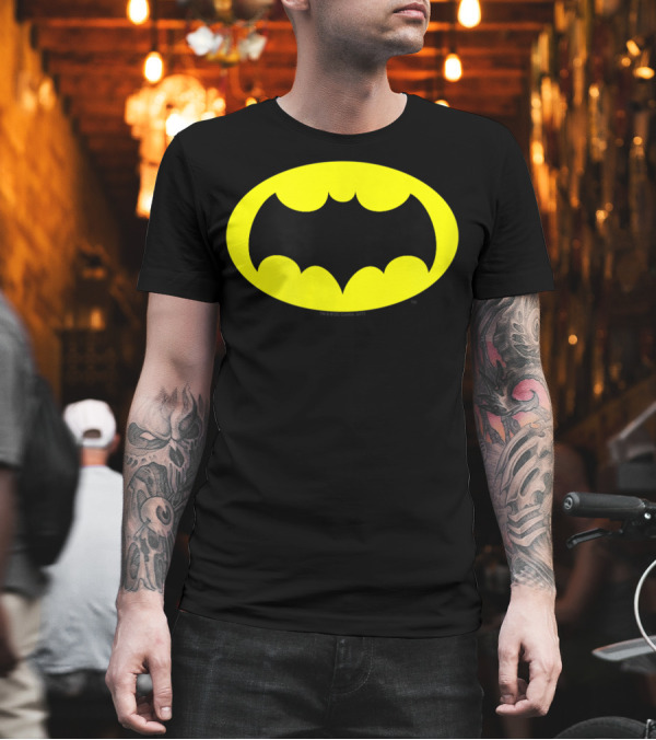 Batman Classic TV Series Logo Icon Chest T-Shirt Batman Classic TV Series Logo Icon Chest T-Shirt