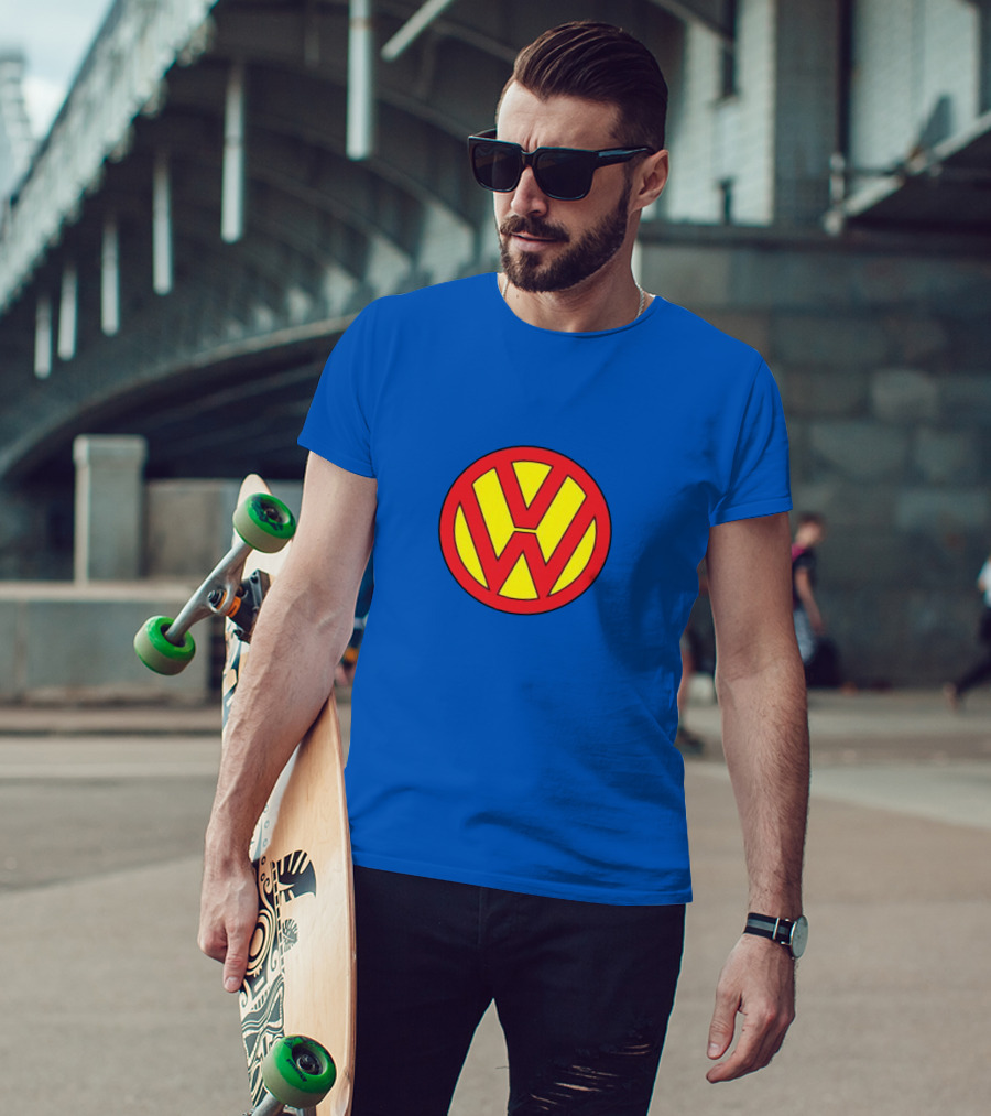 VW Superman Logo Mashup T-Shirt