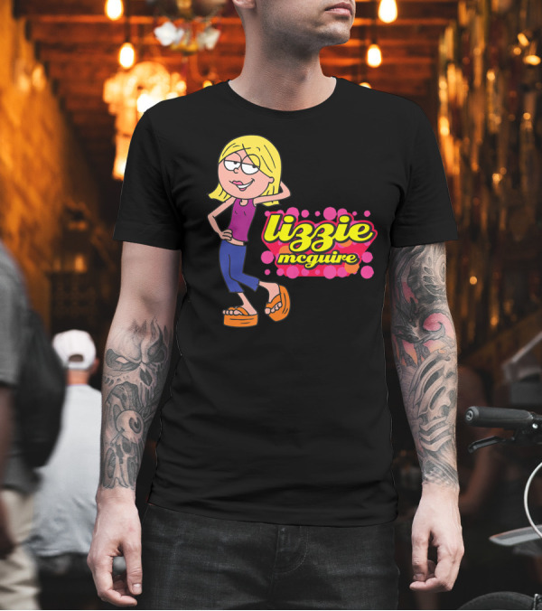 Disney Lizzie McGuire Cartoon Character Pose T-Shirt Disney Lizzie McGuire Cartoon Character Pose T-Shirt
