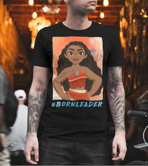 Disney Moana #BornLeader T-Shirt Disney Moana #BornLeader T-Shirt