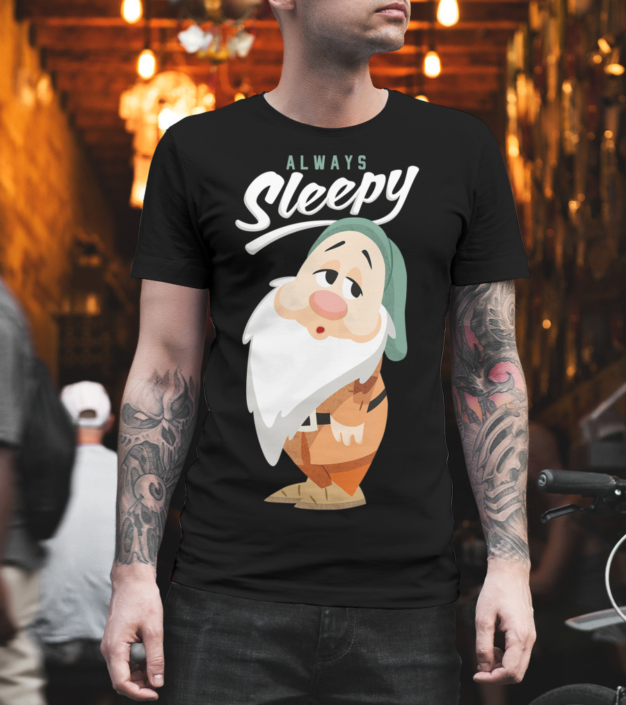 Disney Snow White And The Seven Dwarfs Always Sleepy T-Shirt