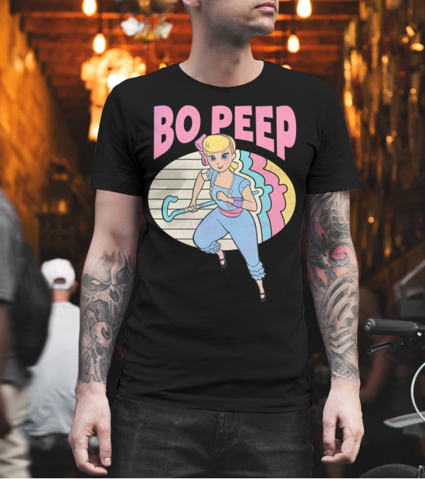 Bo Peep Action Heroine from Disney Pixar Toy Story 4 T-Shirt Bo Peep Action Heroine from Disney Pixar Toy Story 4 T-Shirt