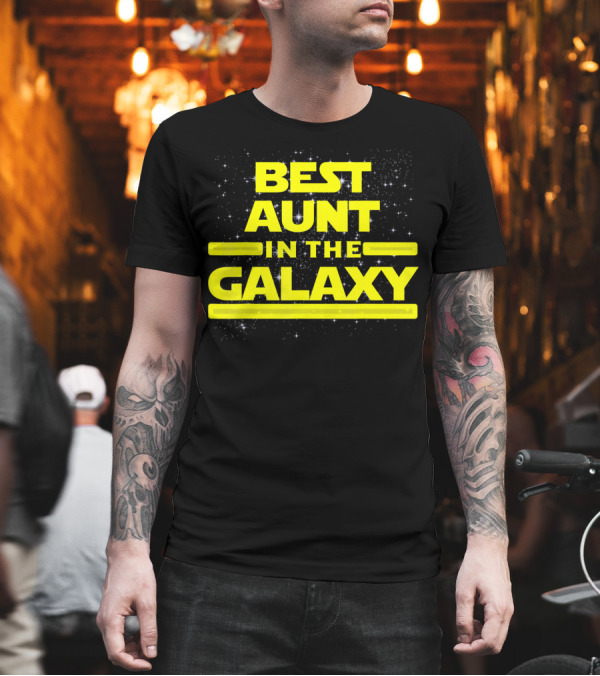 Best Aunt in the Galaxy Star Auntie T-Shirt Best Aunt in the Galaxy Star Auntie T-Shirt