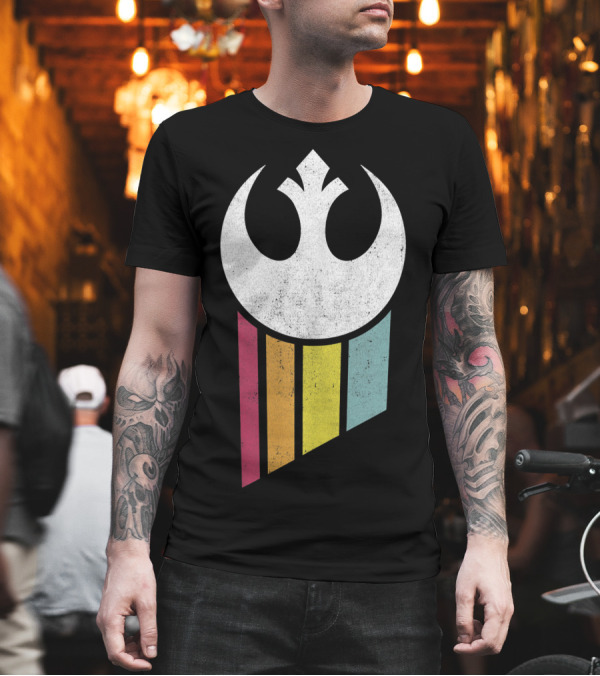 Star Wars Rainbow Rebel Alliance T-Shirt Star Wars Rainbow Rebel Alliance T-Shirt