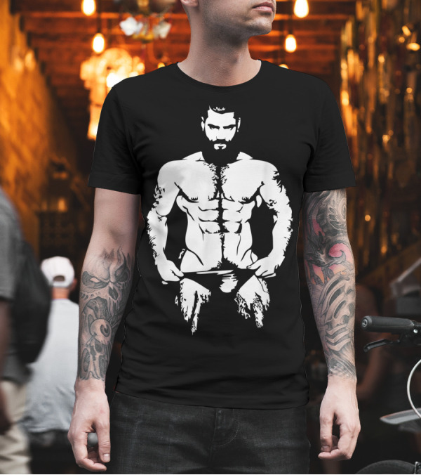 Bearded Hunk Gay Bear Interest T-Shirt Bearded Hunk Gay Bear Interest T-Shirt