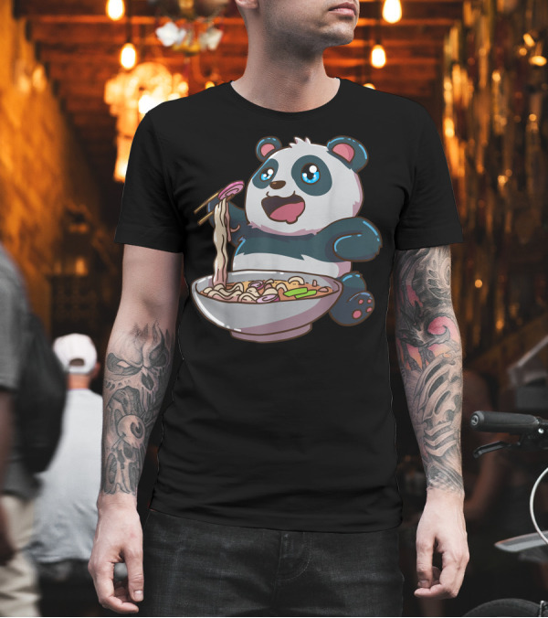 Ramen Panda Bear Noodle Bowl Cute T-Shirt Ramen Panda Bear Noodle Bowl Cute T-Shirt