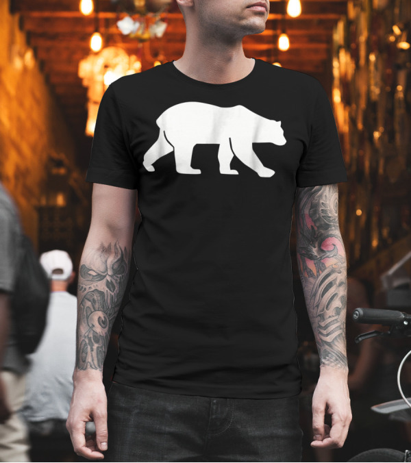 Walking Polar Bear T-Shirt Walking Polar Bear T-Shirt