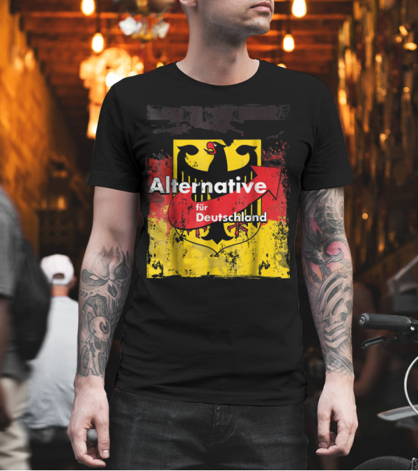 Alternative für Deutschland German Eagle Flag T-Shirt Alternative für Deutschland German Eagle Flag T-Shirt