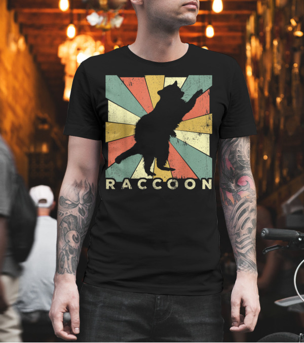 Vintage Style Animal Raccoon Lover T-Shirt Vintage Style Animal Raccoon Lover T-Shirt