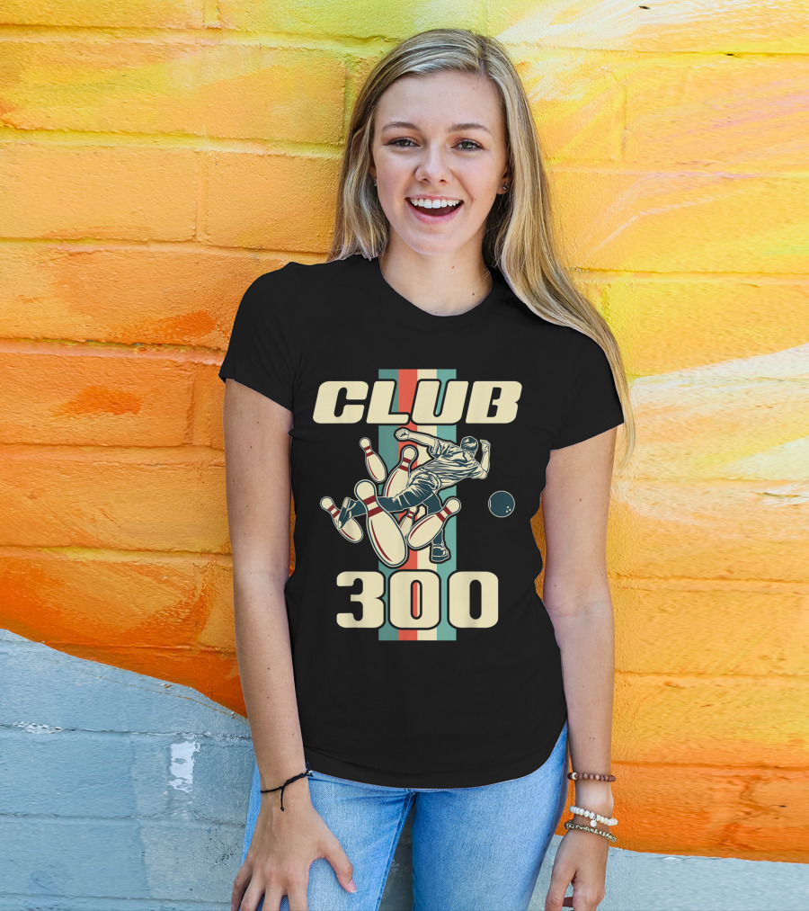 Club 300 Bowling Vintage 300 Bowling T-Shirt