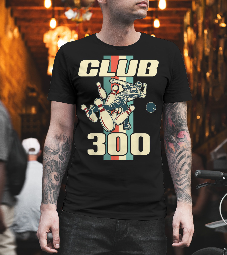 Club 300 Bowling Vintage 300 Bowling T-Shirt