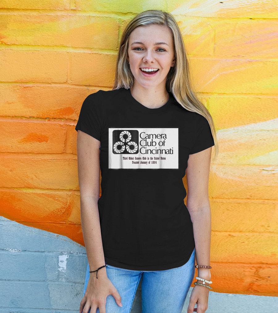 Camera Club Of Cincinnati Third Oldest Camera Club In The United States Founded January Of 1884 T-Shirt