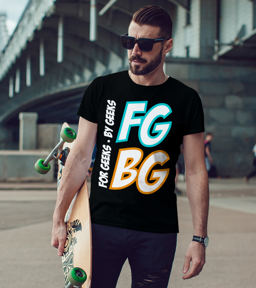 FG BG For Geeks By Geeks T-Shirt