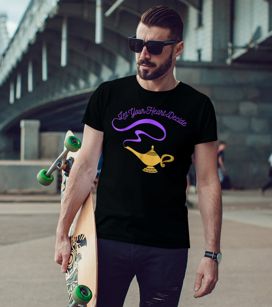 Disney Aladdin Genie Lamp Let Your Heart Decide T-Shirt