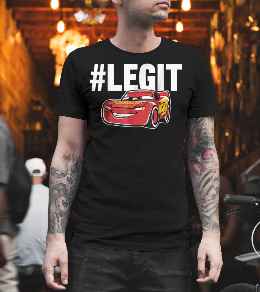 Legit Disney Pixar Cars 3 Lightning McQueen 95 T-Shirt