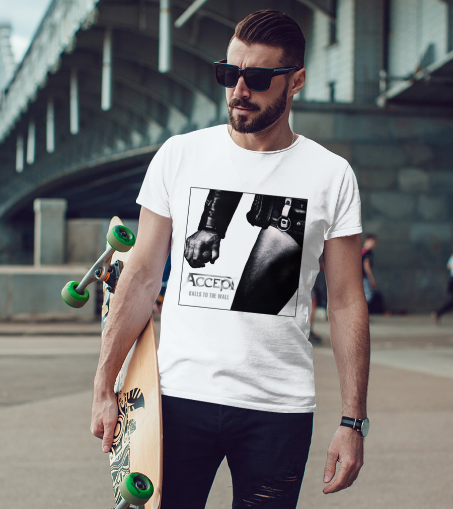ACCEPT Balls To The Wall Classic Rock Album Cover Image T-Shirt
