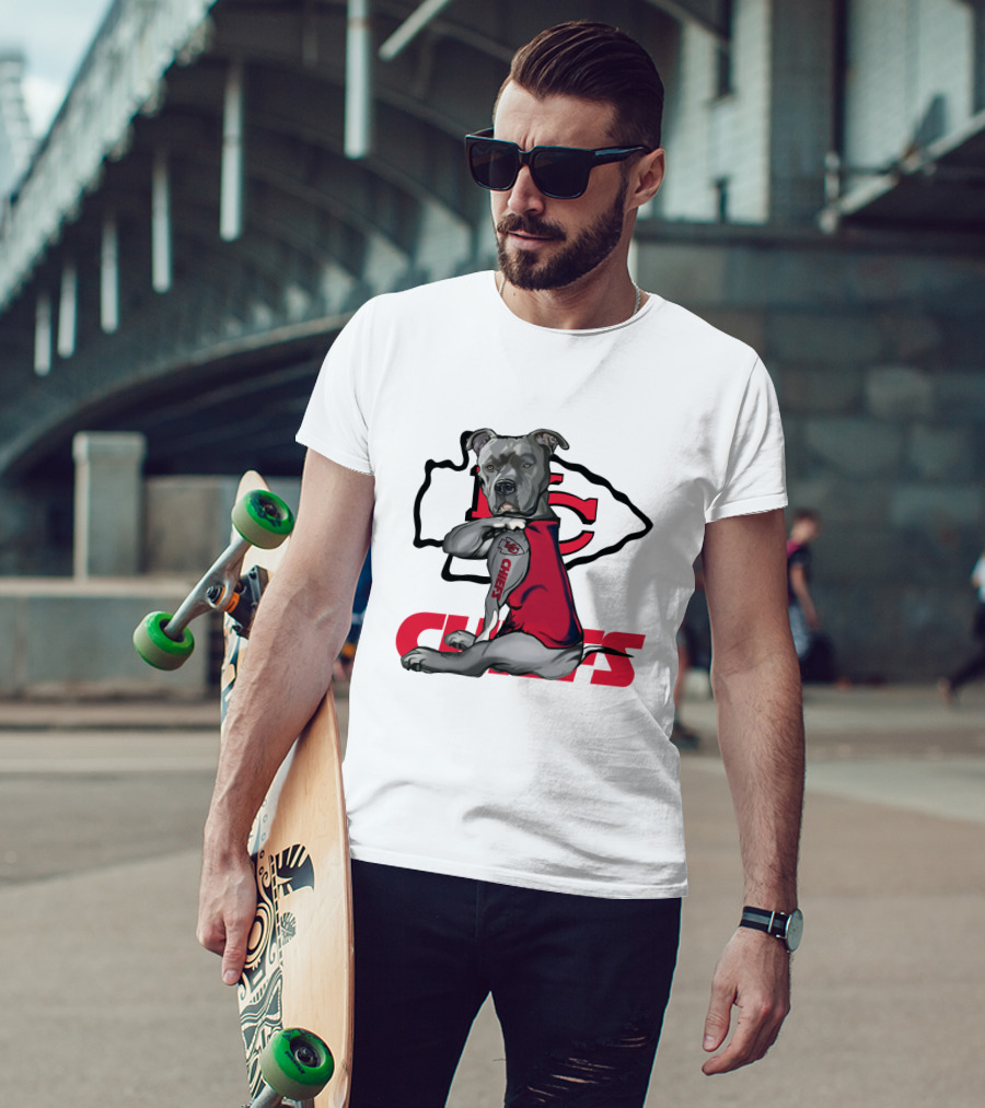 Kansas City Chiefs Pitbull Nfl T-Shirt