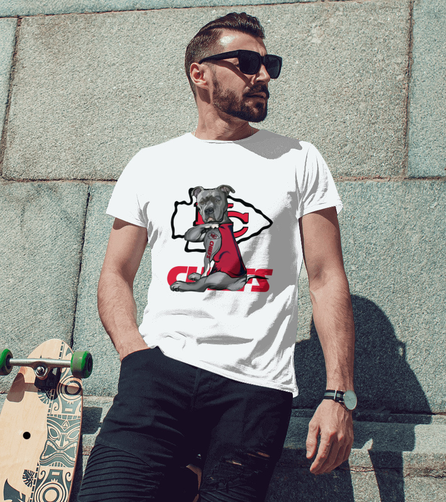 Kansas City Chiefs Pitbull Nfl T-Shirt