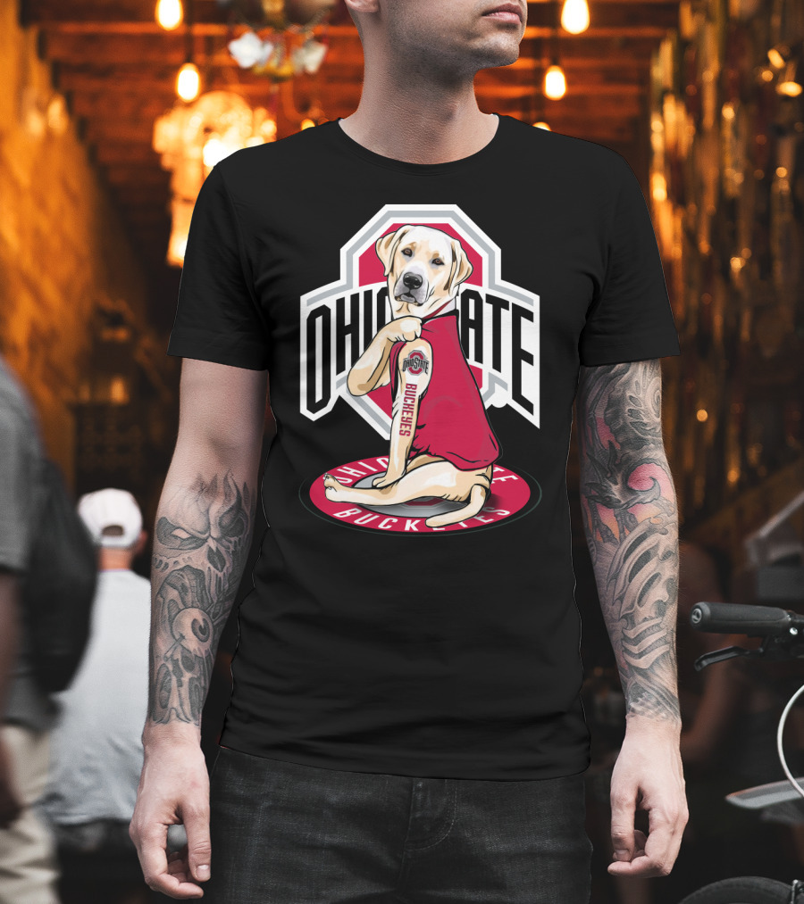 Ohio State Buckeyes Labrador Retriever T-Shirt