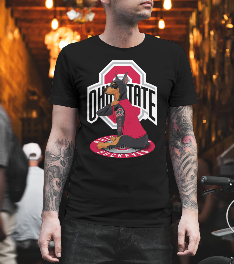 Ohio State Buckeyes Doberman T-Shirt