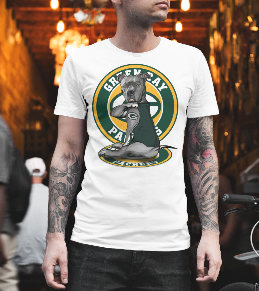 Green Bay Packers Pitbull T-Shirt