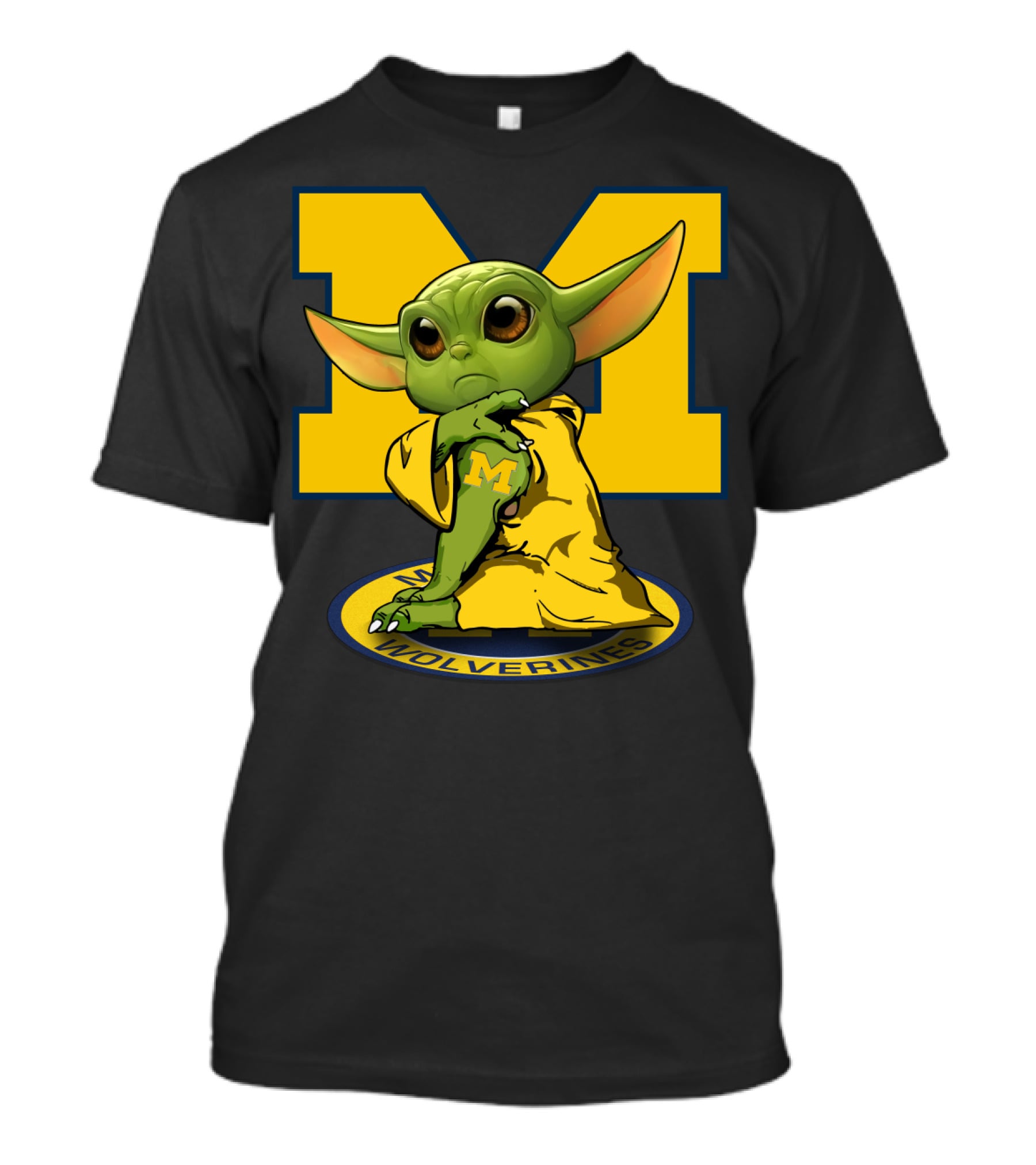 Michigan Wolverines Yoda T-Shirt