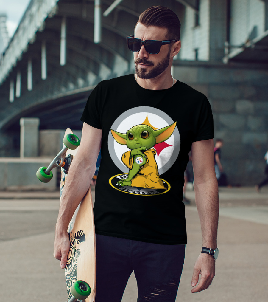 Pittsburgh Steelers Yoda Fan Mashup T-Shirt