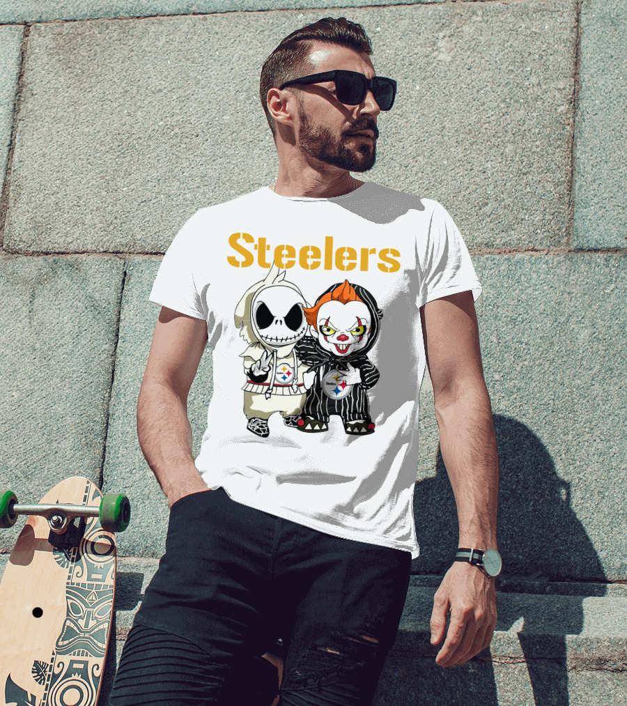 Steelers Jack Pennywise Cartoon Characters T-Shirt