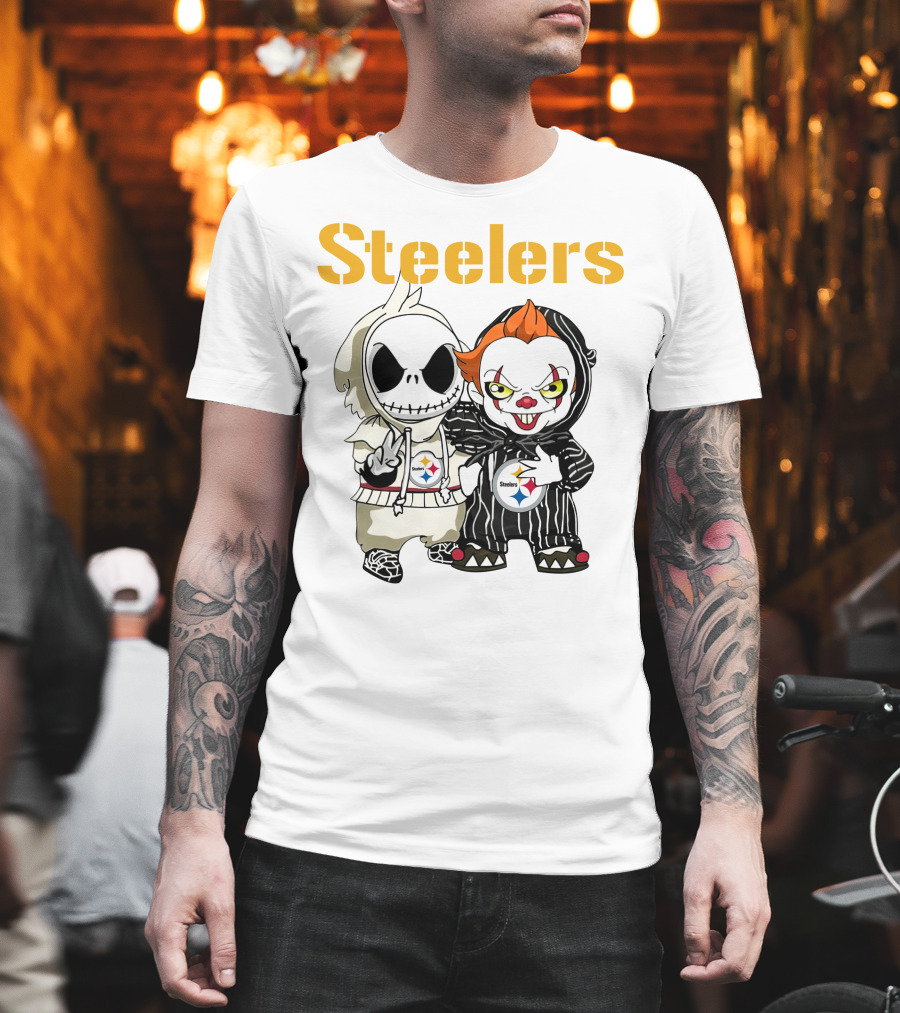 Steelers Jack Pennywise Cartoon Characters T-Shirt