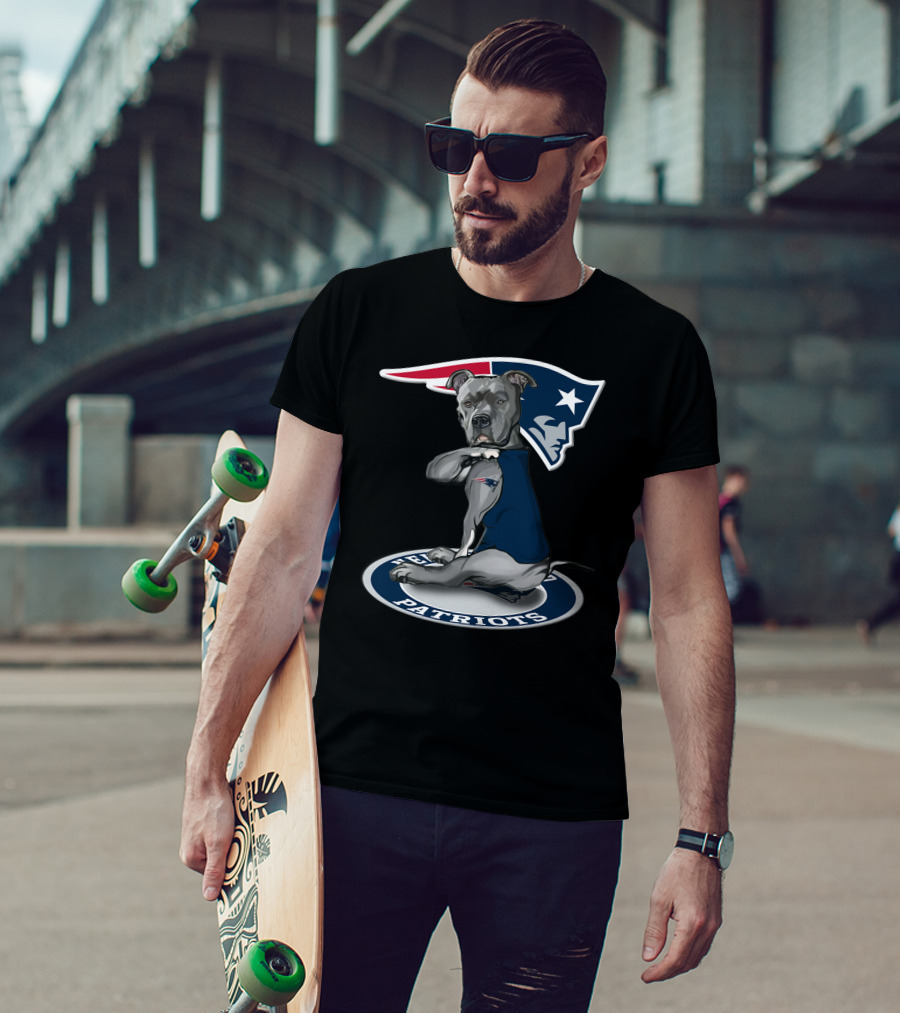 19 New England Patriots Dog T-Shirt