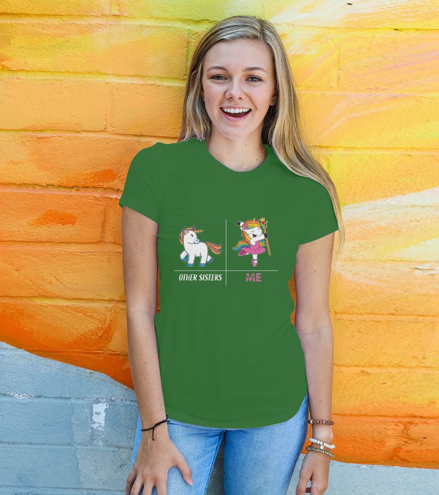 Other Sisters Me Cute Unicorn Ballerina T-Shirt