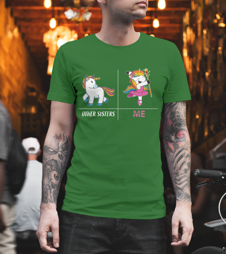 Other Sisters Me Cute Unicorn Ballerina T-Shirt
