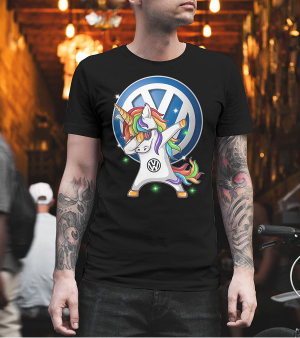 VW Logo Rainbow Unicorn Dab Mother's Day T-Shirt VW Logo Rainbow Unicorn Dab Mother's Day T-Shirt