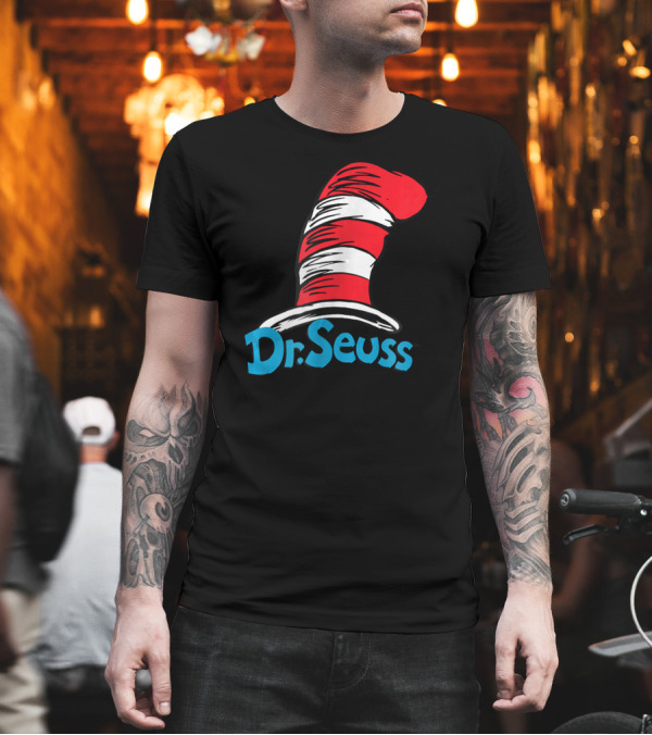 Dr. Seuss Striped Red and White Hat T-Shirt Dr. Seuss Striped Red and White Hat T-Shirt