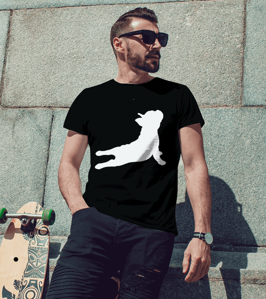 Funny French Bulldog Yoga Pose Cute French Bulldog T-Shirt