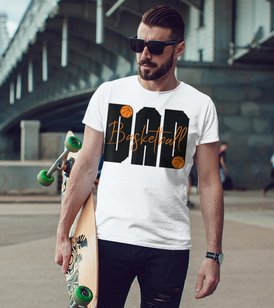 Dad Basketball Lover Father's Day Basketball T-Shirt