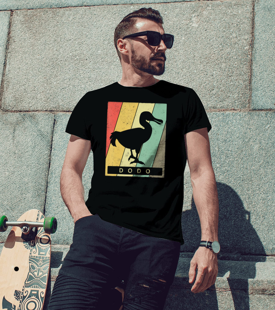 Dodo Bird Lover Vintage Dodo Retro Animal T-Shirt