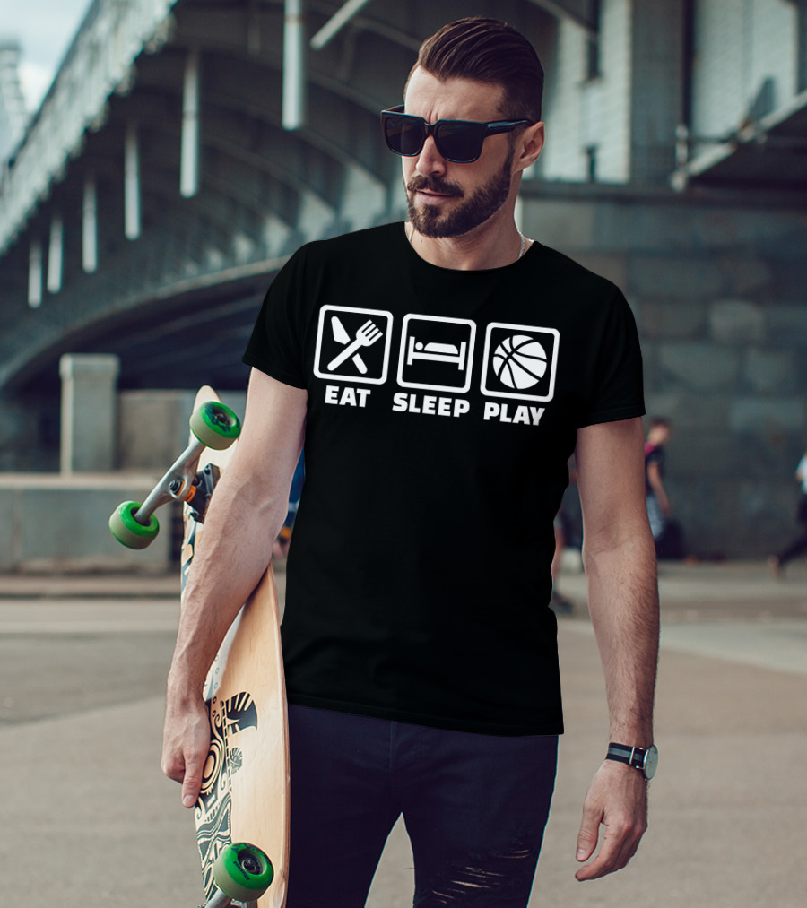 Eat Sleep Play Basketball T-Shirt