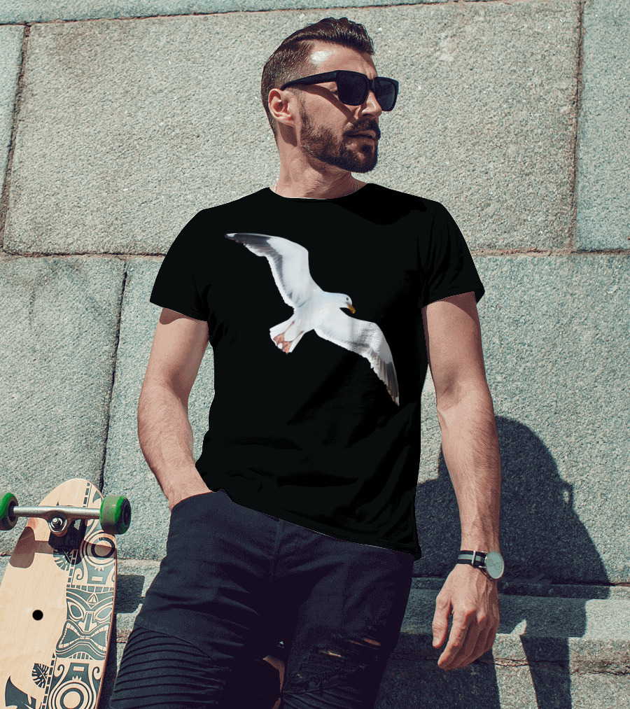 Majestic Flying Seagull For Seagull Lover T-Shirt