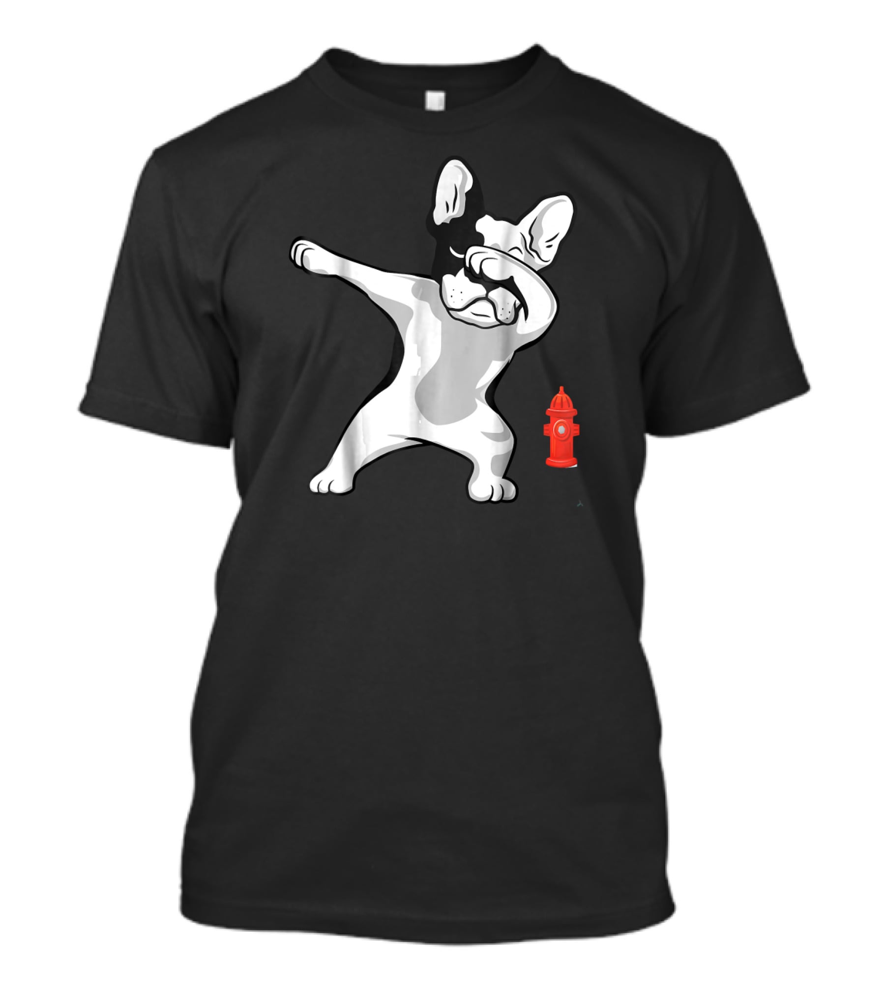 French Bulldog Frenchie Dabbing Lover Puppy Fire Hydrant T-Shirt
